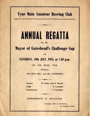 Tyne Main Regatta 1953